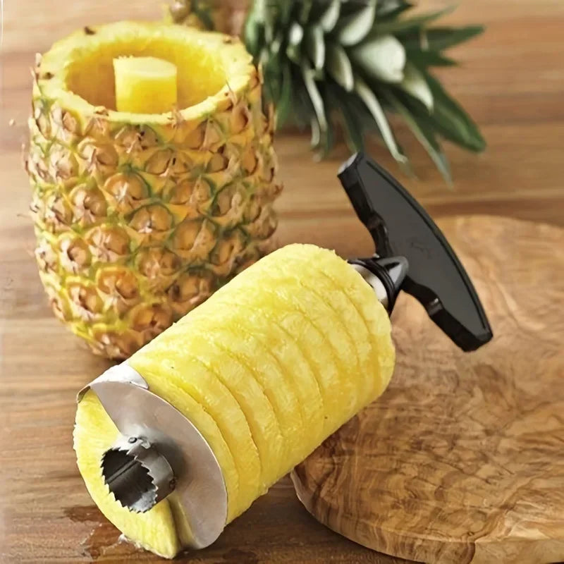 Pineapple Corer Slicers Stainless Steel Pineapple Corer Peeler Cutter Fruit Parer Cutter Kitchen Gadgets and Accessories