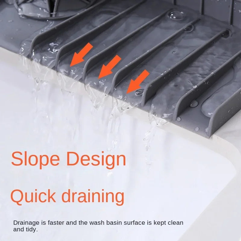 Silicone Kitchen & Splash-Proof Faucet Drain Mat