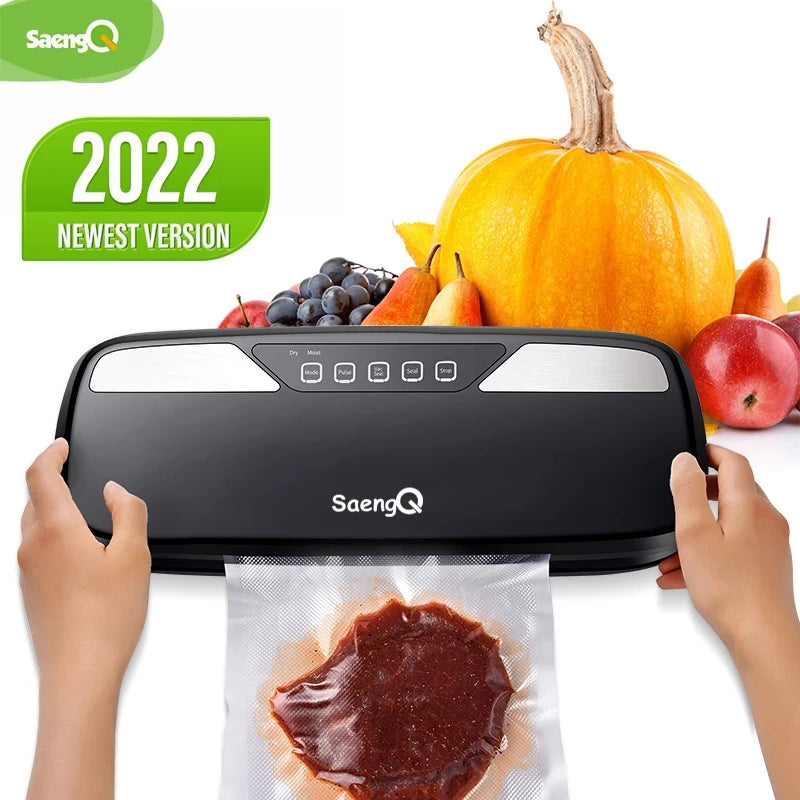 Best Electric Vacuum Food Sealer Packaging Machine for Home Kitchen Food Saver Bags Commercial Vacuum Food Sealing