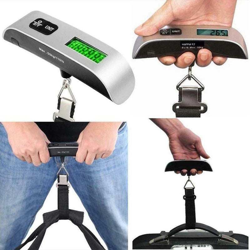 50Kg 10G Digital Scale Electronic Balance Kitchen Luggage Hanging Scale Weight Suitcase Travel Scale Baggage Bag Weight Tool