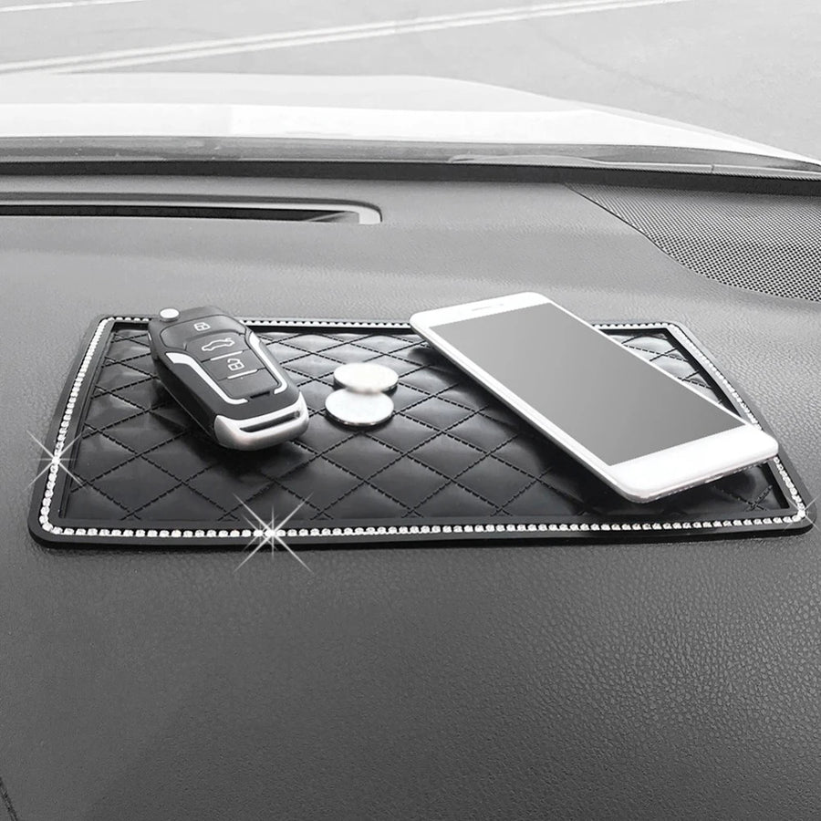Magic Anti-Slip Mat for GPS Phone Sunglass Ornament Auto Interior Dashboard Diamond Car Decor No Slip Sticky Pad Car Accessories