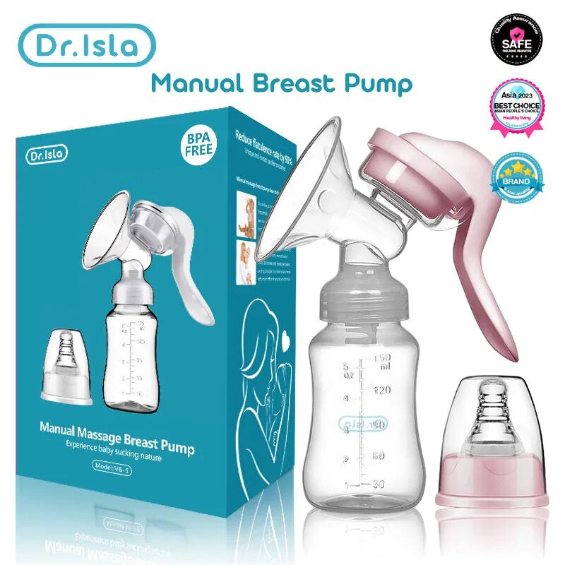 Breast Pump Baby Nipple Manual Suction Milk Pump Feeding Breasts Pumps Milk Bottle Sucking Postpartum Supplies BPA Free