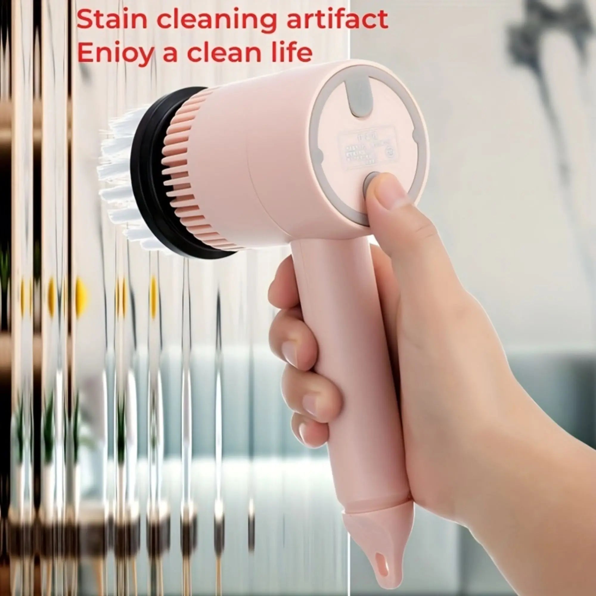 1Pc Electric Spin Scrubber, Cordless Electric Cleaning Kitchenware Brush, Spinning Scrub Brush for Home Kitchen Pots Dishes