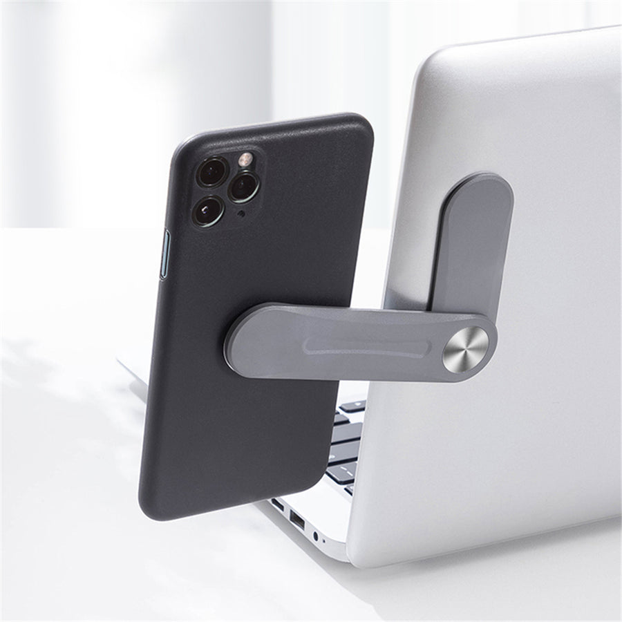 Laptop Side Mount Connect Tablet Bracket Dual Monitor Display Clip Adjustable Phone Stand Screen Support Holder
